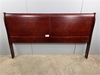 Queen Size Cherry Stained Bed Frame