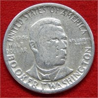 1946 Booker T Washington Silver Comm Half Dollar