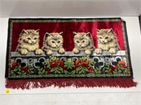 38x22 Gorgeous Cat Tapestry