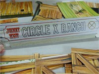 Old Johnny West Circle X Ranch. Cardboard. Has