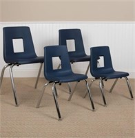 4 new stacking school chairs