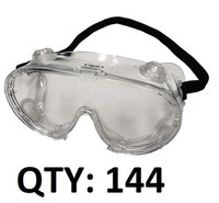 Case of 144 DenTec Safety-Flex Goggles - NEW $865