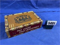 El Roi-Tan Cigar Box, 9"W X 5.5"D X 2.5"T