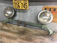 Vintage Headlights on original bar