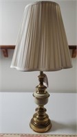 Brass lamp.