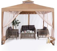 ABCCANOPY 10'x10' Gazebo Tent with Mosquito Nettin