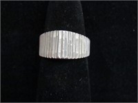 Sterling Silver Ring. Modernist.