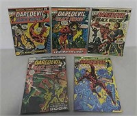 Five Marvel Daredevil Comics