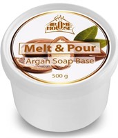 2x Argan Oil Soap Base 500 g - Melt & Pour