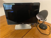 21" HP Flat Screen Monitor & Light