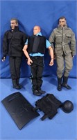 3 21st Century 1/6 Scale Action Figures