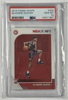 2019-20 Panini Hoops De'Andre Hunter RC PSA 10!