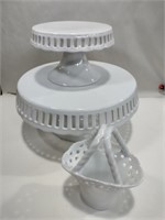 Mikasa cake stands and basket