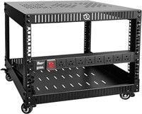 Riveco 6u Network Rack With Reinforced Top &