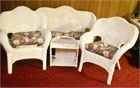 (4) PC -CONTEMPORARY WICKER SET