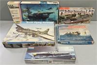 4 Model Kits & Bismarck Board Game