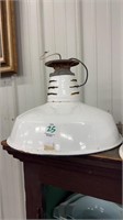 Porcelain Enameled Industrial Light Used