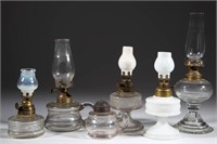 ASSORTED NAME EMBOSSED MINIATURE LAMPS, LOT OF