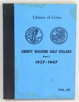 Vintage Library of Coins Book - Walking Liberty
