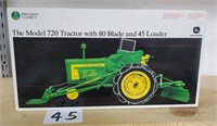 Precision John Deere 720 with loader and blade