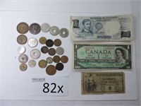 Vintage Paper & Coin Currency