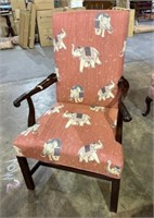 Late 20th Century Chinese Chippendale Arm Chair