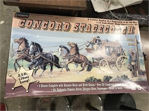 Lindberg Large 1/16 Stagecoach Model