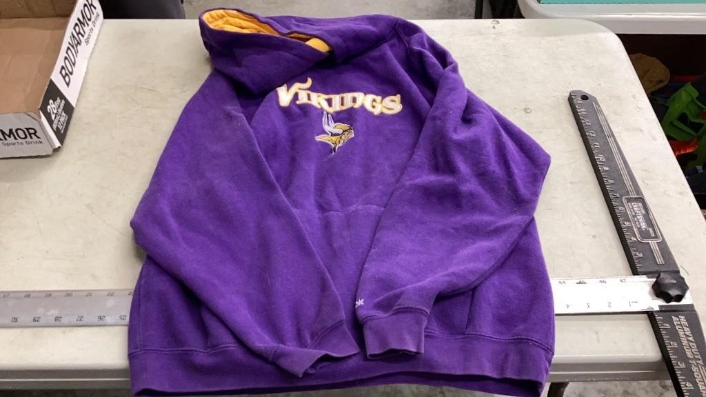 Youth Large 18/20 Minnesota Vikings hooded