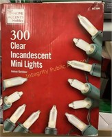 Home Accent 300 Clear Incandescent Mini Lights