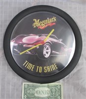 Meguiars Wax Clock- Plastic - 12" Round