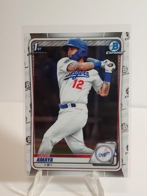 2020 Bowman Chrome Prospects Jacob Amaya