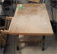 Homemade workshop table