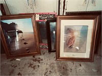 LARGE FRAMED PRINTS, MIRRORS, AND FRAMES