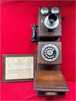 Modern Replica Western Electric 1882 Magneto Wall