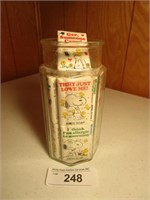 Glass Jar Filled with Snoopy Mini Soaps