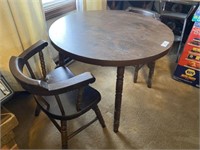 Childs Wood Table and 2 Chairs