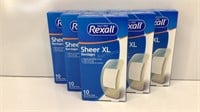 6pk Rexall Sheer XL 2x4 Bandages