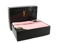 Yves Saint Laurent Pink Cotton Blanket