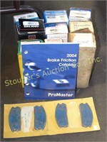 10 packages brake pads & 2004 brake friction