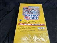 NFL Pro Set Football Cards 1990 sealed box