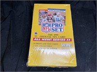 NFL Pro Set Football cards 1990 sealed box