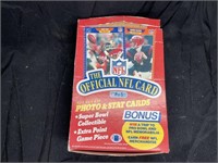Official NFL 1989 sealed card packs