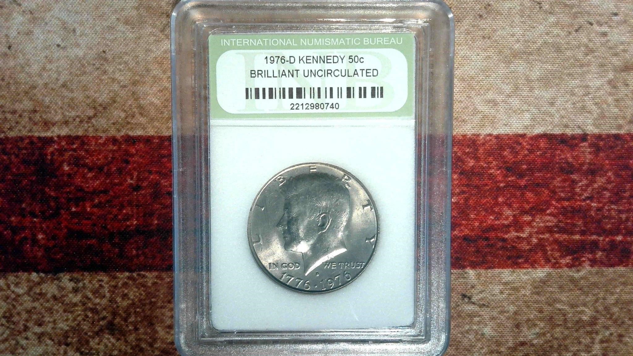 1976-D Kennedy 50c Brilliant Uncirculated