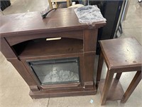 Electric Fireplace Heater with remote and side