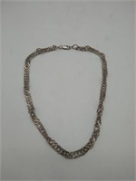 Sterling silver link necklace 20 grams