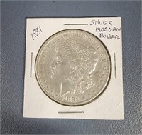 1881 US Silver Dollar