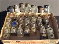 Huge Collection of Antique Ink Bottles & Inkwells