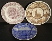 Three Nice Transferware Plates incl. Clarice Cliff