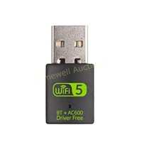 USB WiFi Bluetooth Adapter  600Mbps for PC