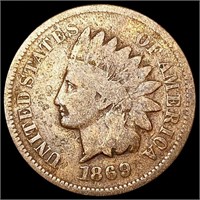 1869 Indian Head Cent NICELY CIRCULATED